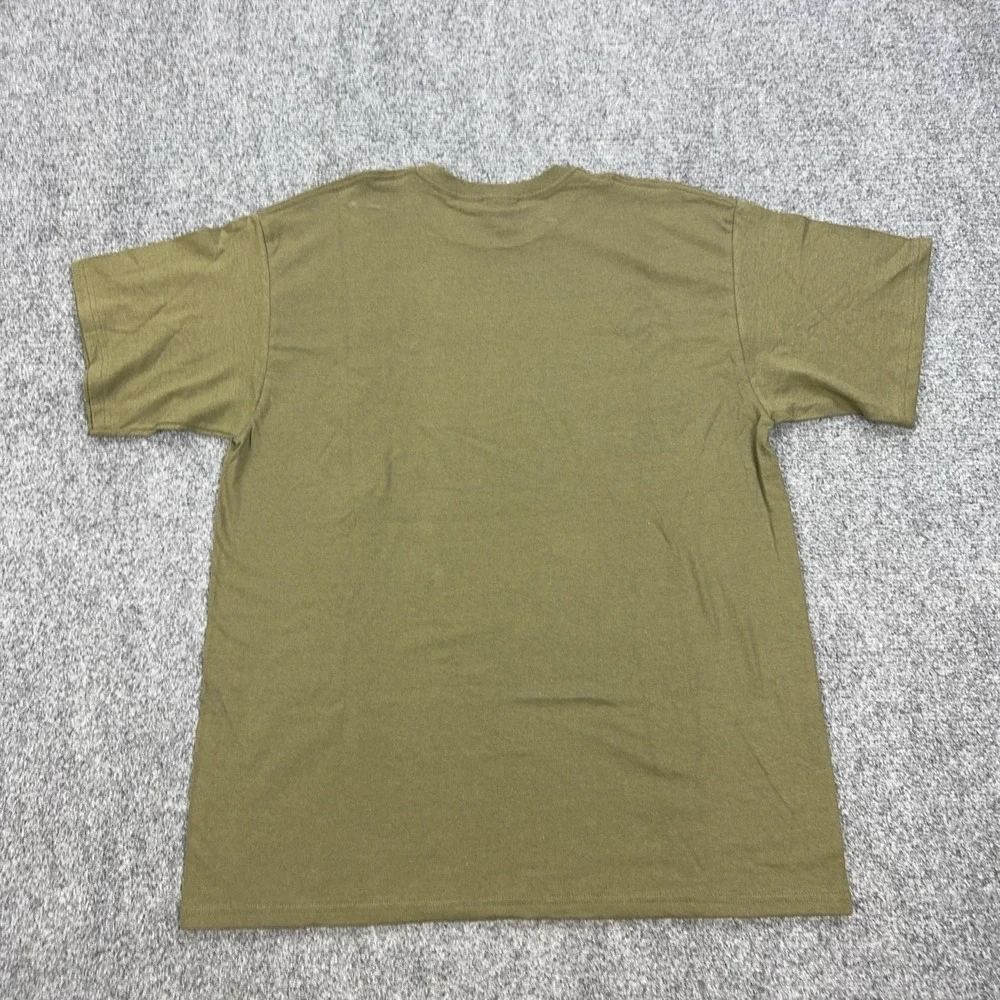 Vintage Nike Shirt Mens Large Green Small Swoosh Logo Cotton Crewneck Tee Casual
